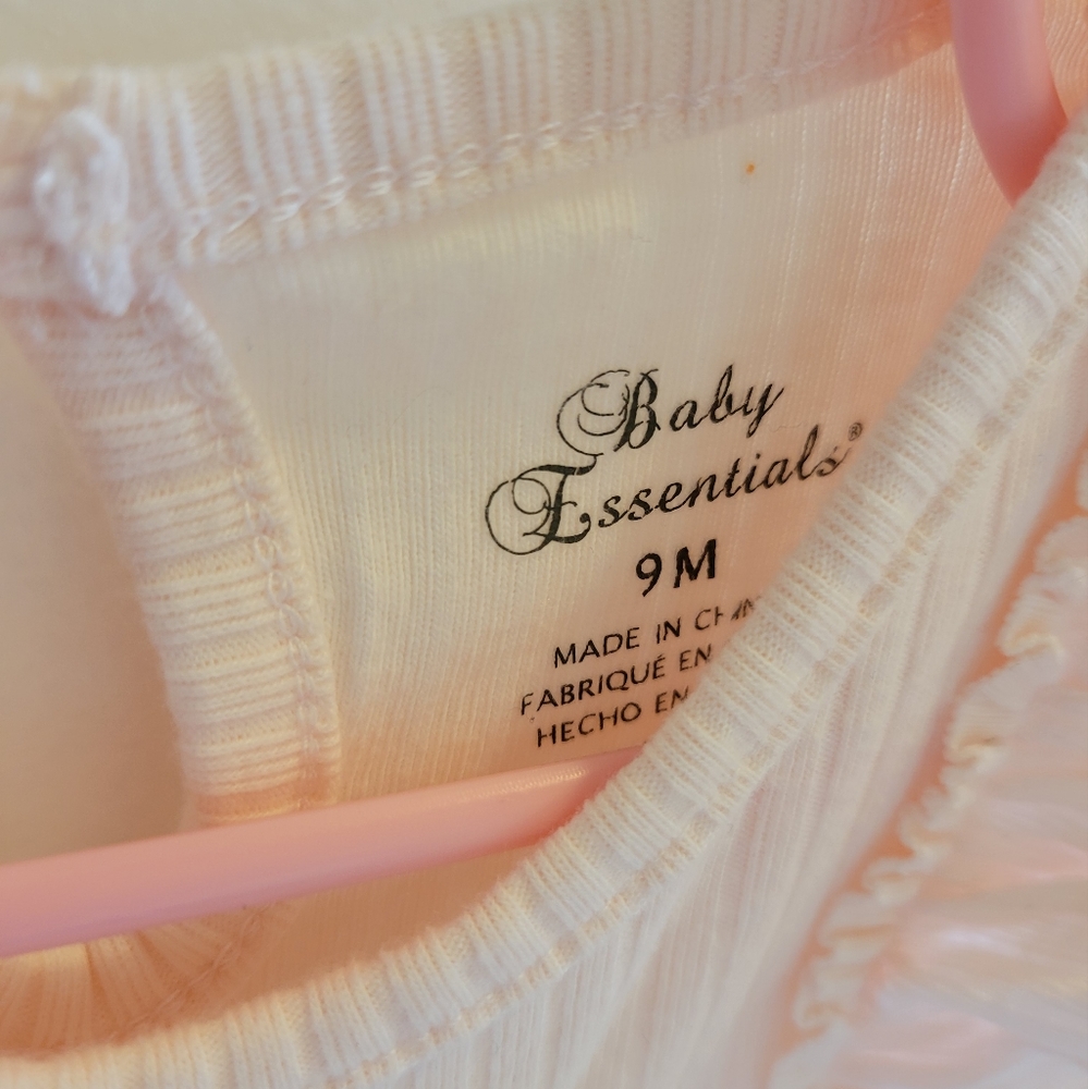 Pink Rose Ruffle Onsie - Picture 2 of 2